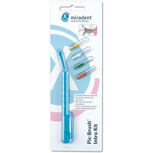 Miradent Pic-Brush Intro Kit bleu transparent slika 1