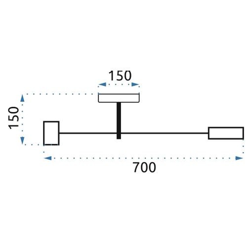 TOOLIGHT STROPNA SVJETILKA SIVA APP530-3C slika 12