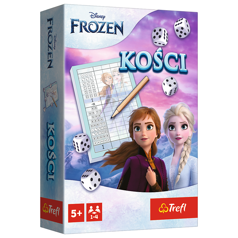 Trefl 02689 igra s kockicama ledena kraljica slika 1