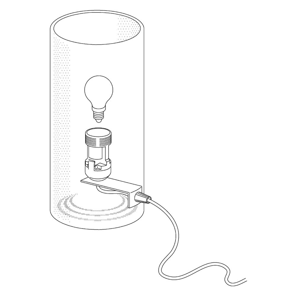 Eglo Geo stolna lampa/1 h-200 opal staklo  slika 5