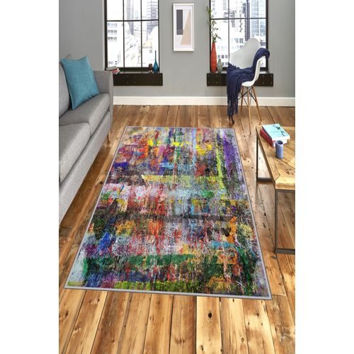 EXFAB287 Multicolor Hall Carpet (80 x 300) slika 1