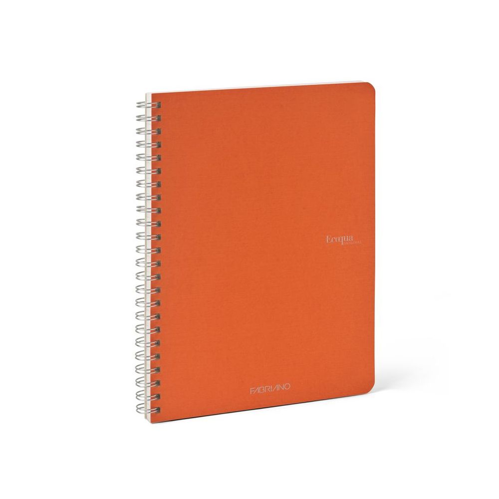 Bilježnica Fabriano Ecoqua original A5 90g 70L spiralna kocke arancio 19148113 slika 1