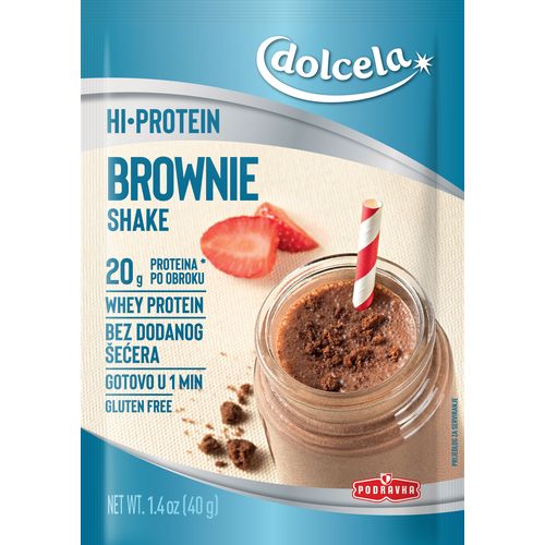 Dolcela Hi Protein Brownie Shake 40g slika 1