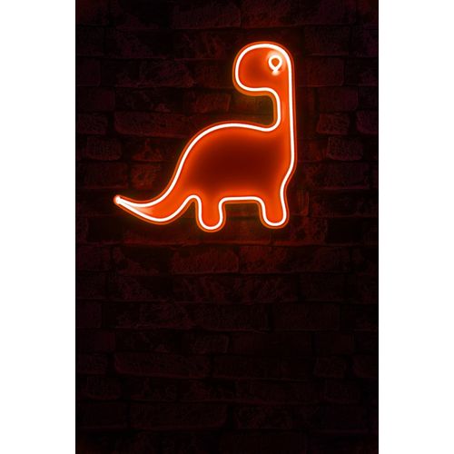 Wallity Ukrasna plastična LED rasvjeta, Dino the Dinosaur - Red slika 10