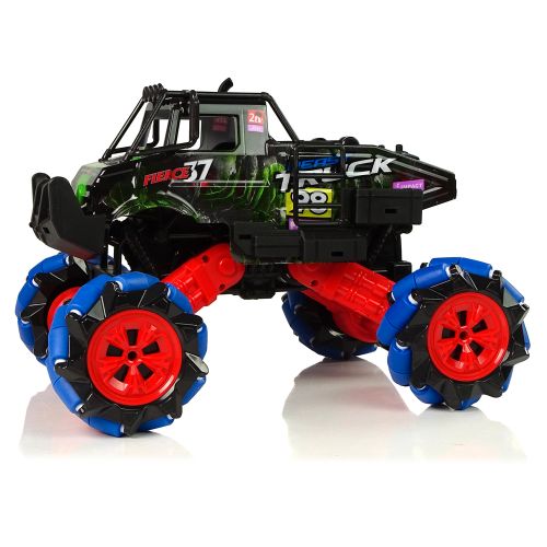 Buggy na daljinsko upravljanje 1:16 2.4G Drift - crno/crveni slika 2