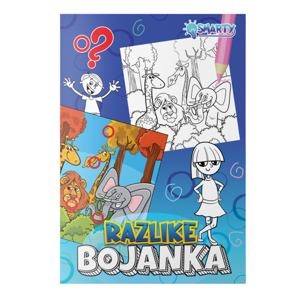 PanGraf 803572 Bojanka 12 Listova - Razlike slika 1