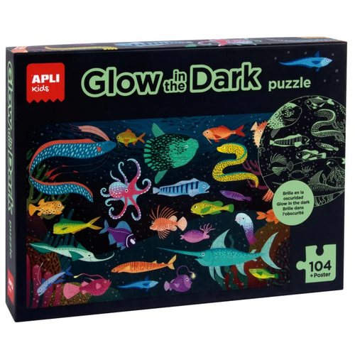 APLI kids Puzzle koje svetle u mraku - Okean slika 1