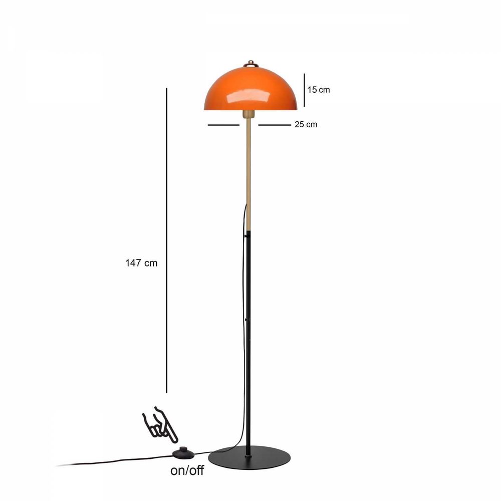 Podna Lampa 241836 u Boji Narandžaste slika 3