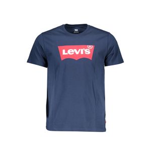 LEVI'S MEN'S BLUE SHORT SLEEVE T-SHIRT