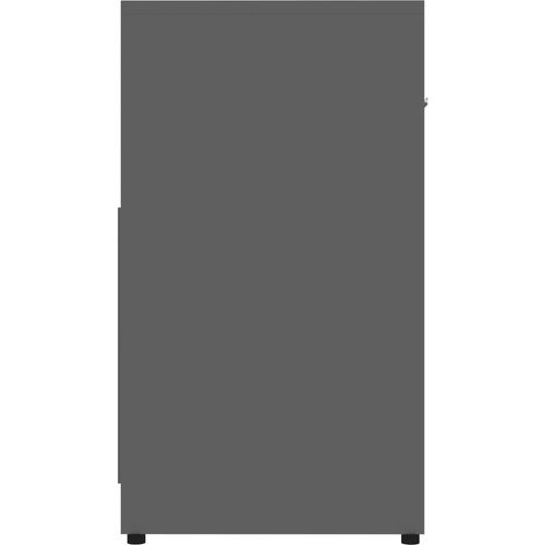 Kupaonski ormarić sivi 60 x 33 x 61 cm od iverice slika 13