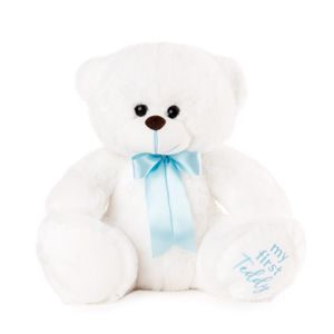 Amek plišana igračka Medvjedić My First Teddy 30 cm - White