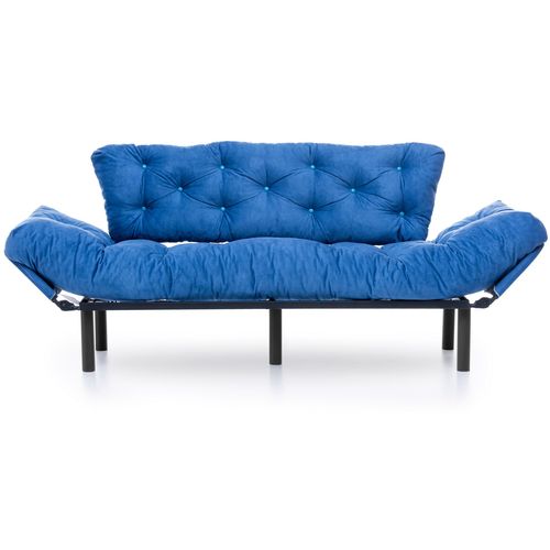Nitta Triple - Blue Blue 3-Seat Sofa-Bed slika 8