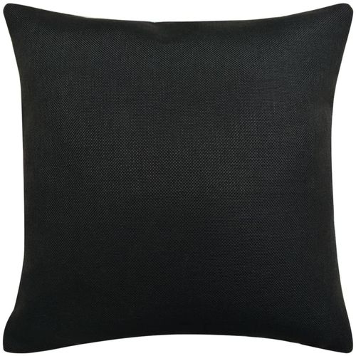 Jastučnica 4 kom Linen-look Crna 80x80 cm slika 3