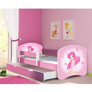 ACMA Dječiji krevet Acma II sa ladicom Pink - 160x80cm - Dezen 07