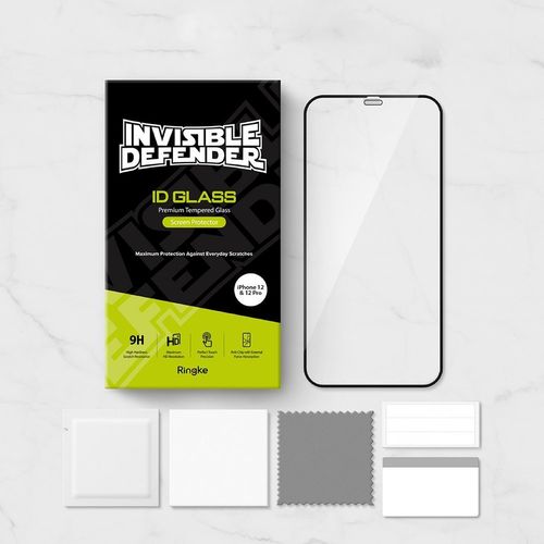 Ringke Invisible Defender ID kaljeno staklo s okvirom za iPhone 12 / iPhone 12 Pro slika 2