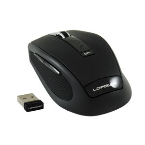 Mouse USB Wireless LC Power LC-M800BW 2.4Ghz Wireless 2000dpi Black