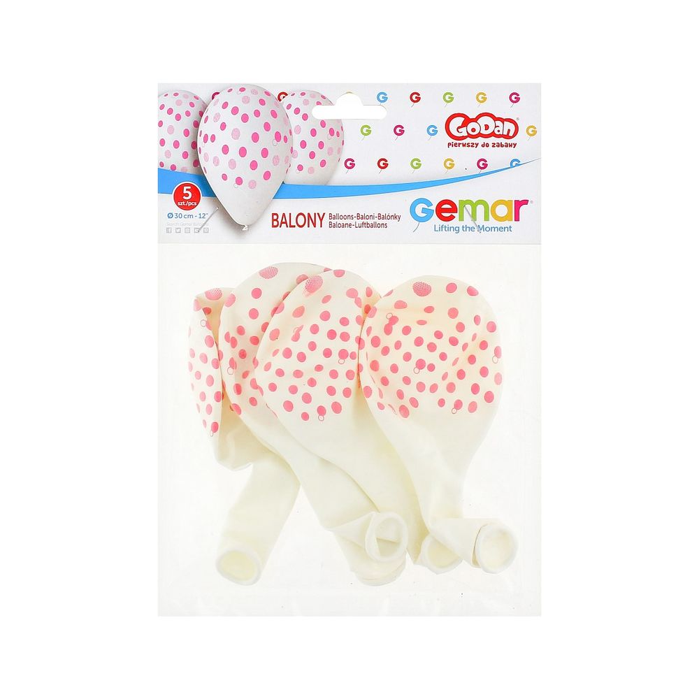 GoDan GS110-GKIR Balon sa Pink Tufnama 30cm, 5kom slika 3