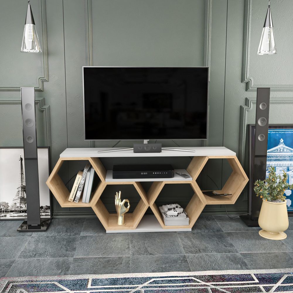 Sonomo TV Stalak - Bijeli slika 1