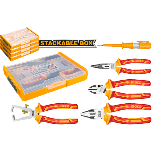 INGCO 5-delni set izolovanih ručnih alata HKTV01P051 slika 1