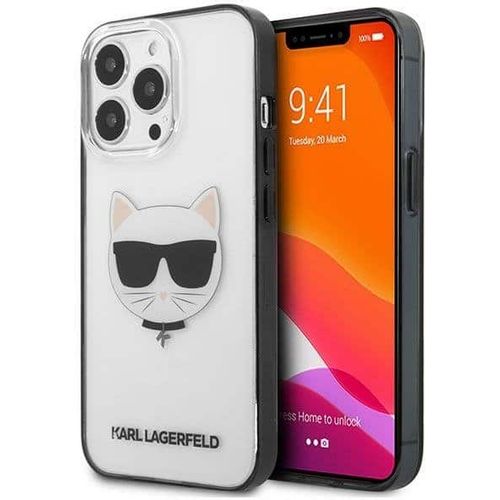 Karl Lagerfeld maska za iPhone 13 Pro Transparent Iconic Choupette slika 1