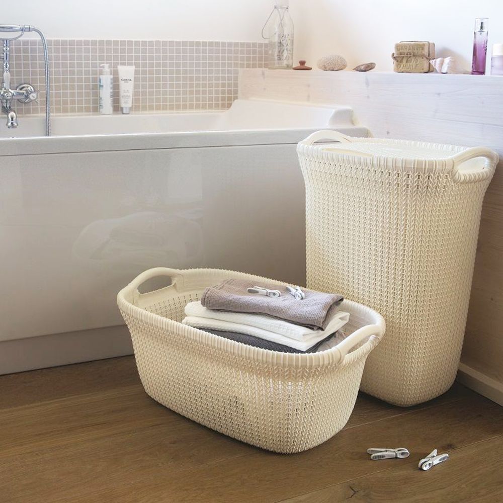 Curver korpa za veš 40L bijela slika 2