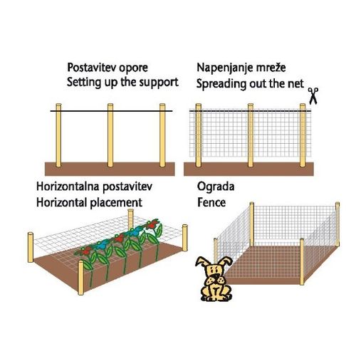 Mreža MARNET za povrće 1,20x20 metara slika 2