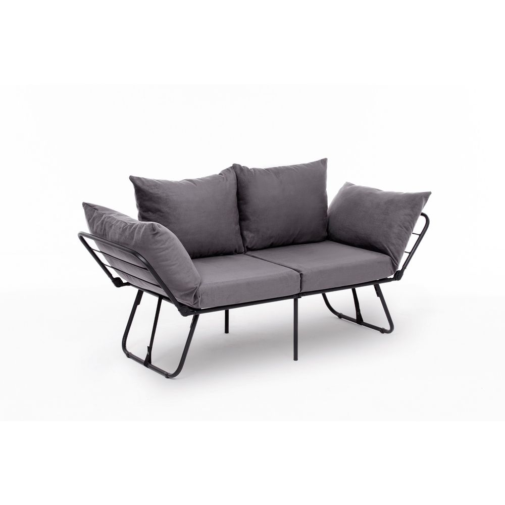 Viper 2-Sjedalni - Siva Sofa na Razvlačenje slika 7