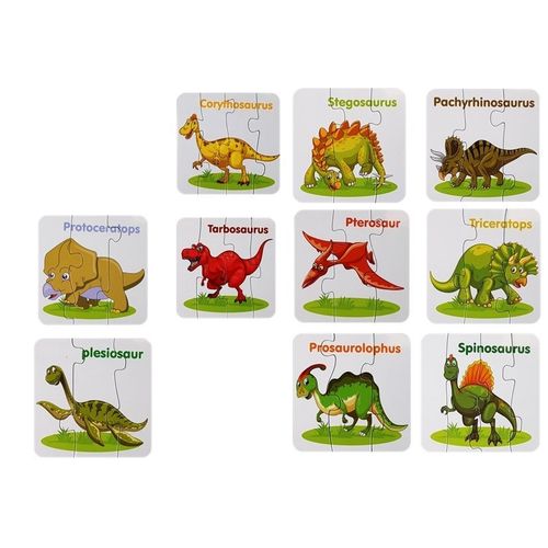 Edukativne puzzle - dinosauri na engleskome slika 2