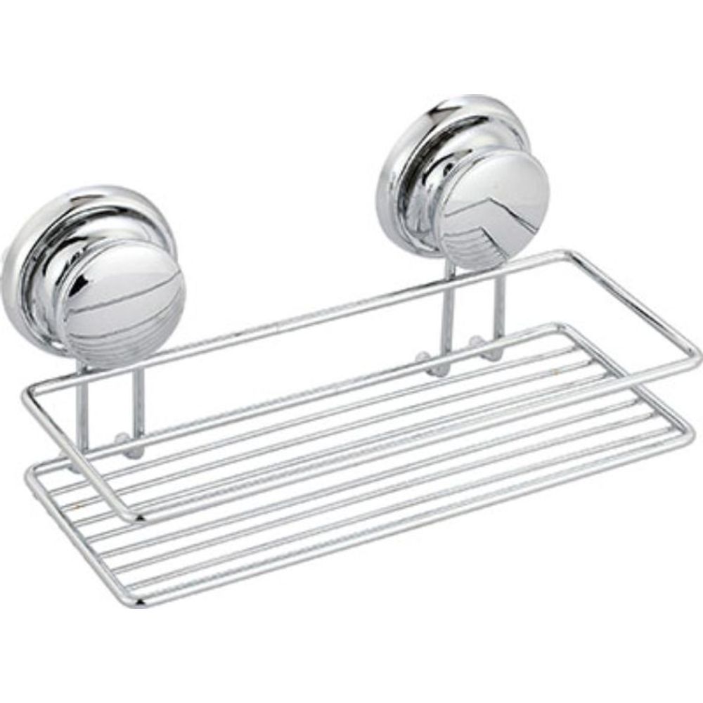TENDANCE Vakum polica za tuš 25x10,5x11cm Metalik siva slika 1