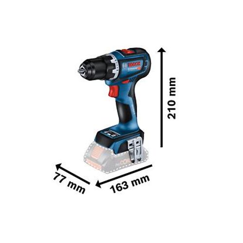 GSR 18V-90 C aku izvijač 2x 5,0 Ah, LB slika 2