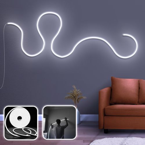 Opviq Dekorativna zidna led rasvjeta Modern Wall - Large - White slika 1