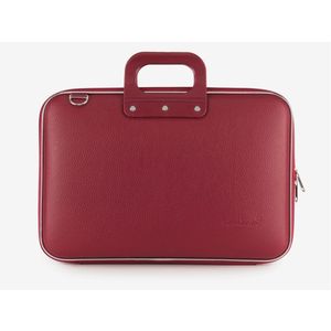 Torba BOMBATA Classic Vinil 15" Borgogna red Crvena