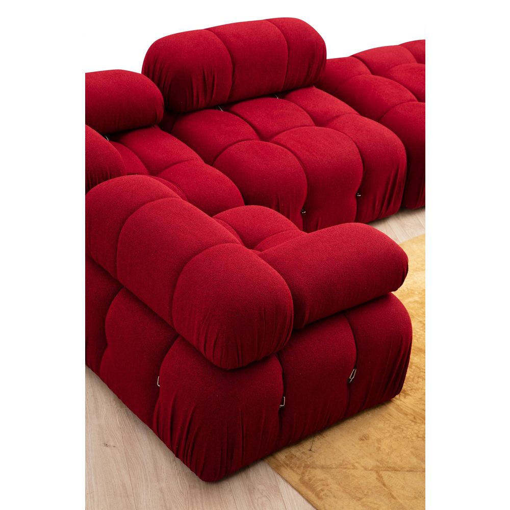 Bubble L1 - Crveni Jednosjed Sofa slika 8