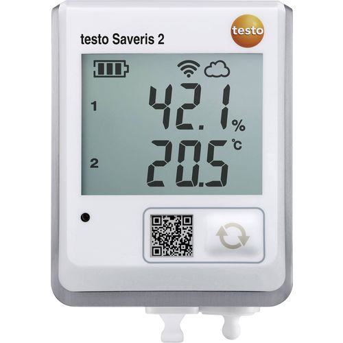 testo Saveris 2-H2 višenamjenski uređaj za pohranu podataka  Mjerena veličina temperatura, vlaga -30 do 70 °C 0 do 100 % rF slika 6