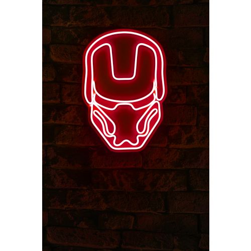 Wallity Ukrasna plastična LED rasvjeta, Iron Man - Red slika 2