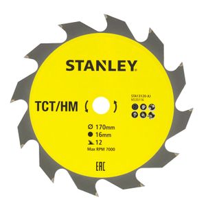 STANLEY LIST ZA KRUŽNU PILU TCT 170 x 16 x 12T STA13120