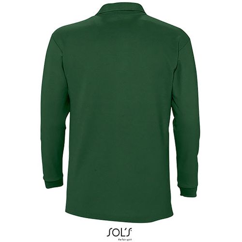 WINTER II muška polo majica sa dugim rukavima - Tamno zelena, XL  slika 6