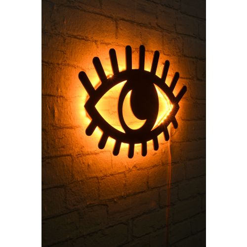 Wallity Ukrasna LED rasvjeta, Evil Eye - Yellow slika 2