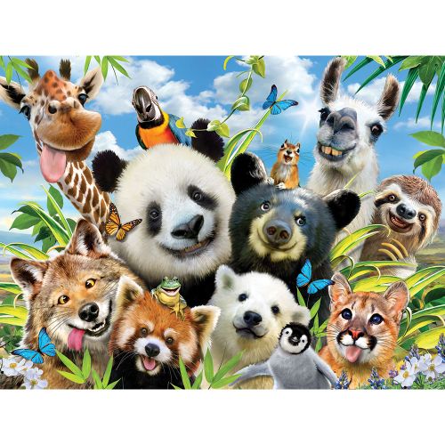 Puzzle 3D- selfie - lama drama 48 kom 31x23cm slika 2