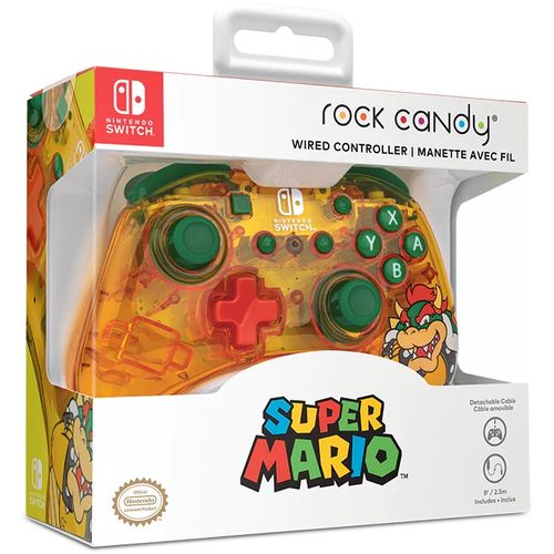 PDP NINTENDO SWITCH WIRED CONTROLLER ROCK CANDY MINI - BOWSER slika 6