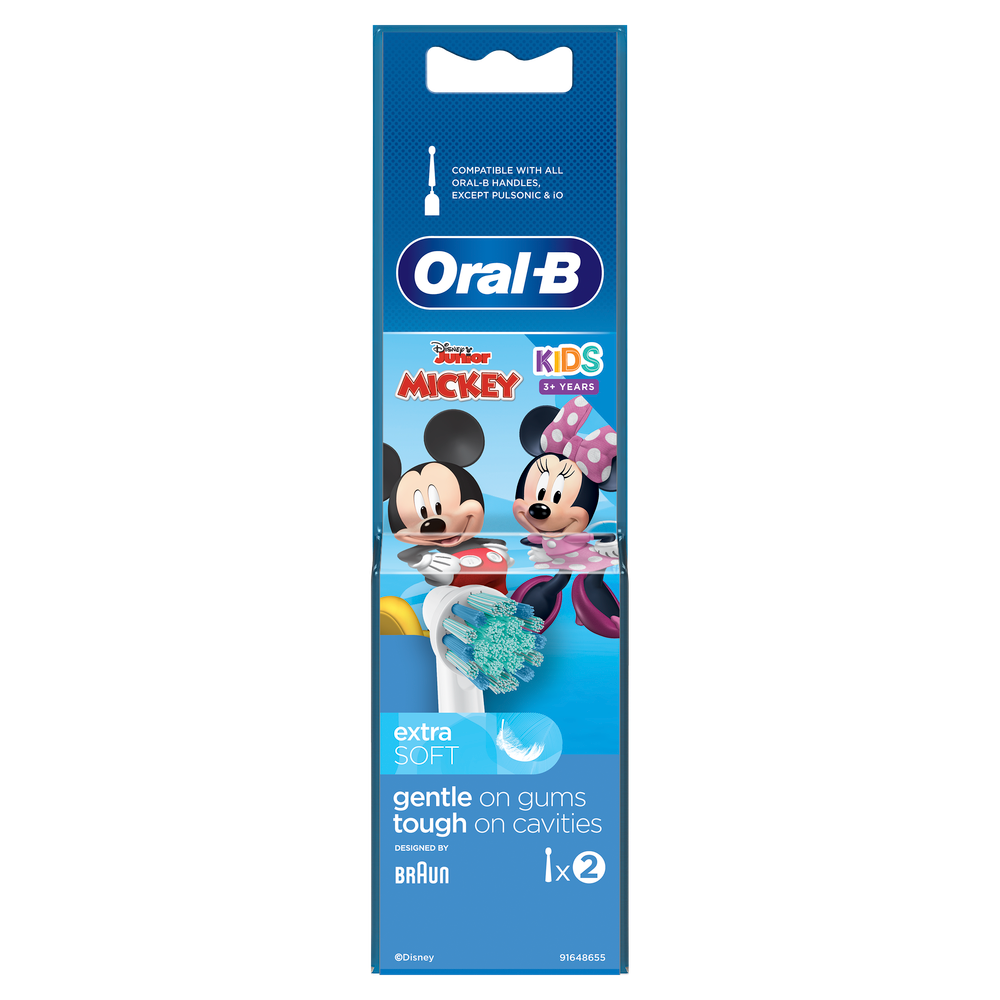 Oral-B Zamjenska glava za četkicu EB10 - 2 komada Princess/Cars/Mickey slika 2