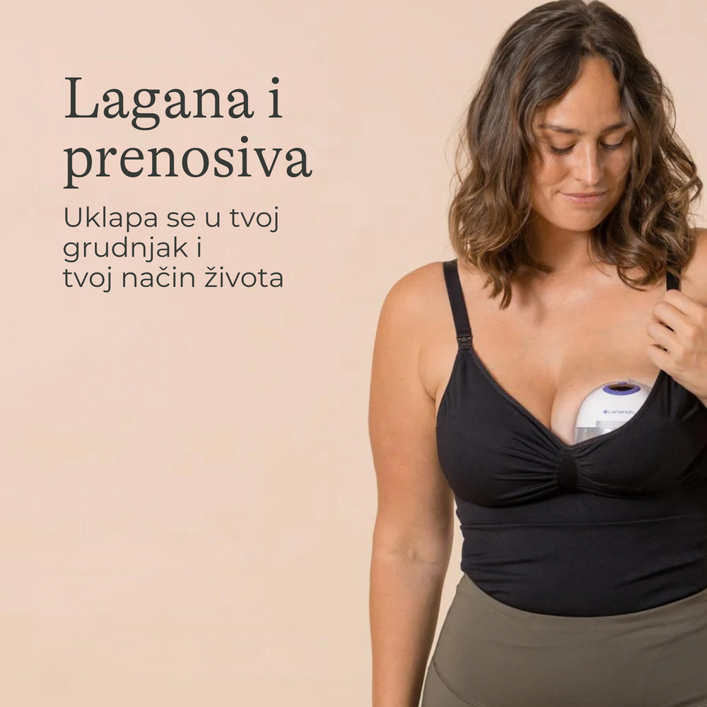 Lansinoh Nosiva dupla električna izdajalica 5166 slika 9