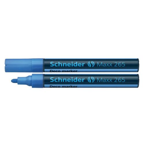 Flomaster Schneider Deco Marker Maxx 265 tekuća kreda 2-3 mm plavi  S126510 slika 1