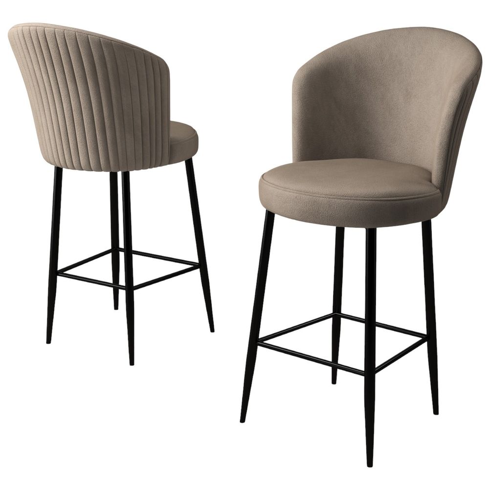 Alte - Set Bar Stolica Cappuccino, Crna (4 Komada) slika 3