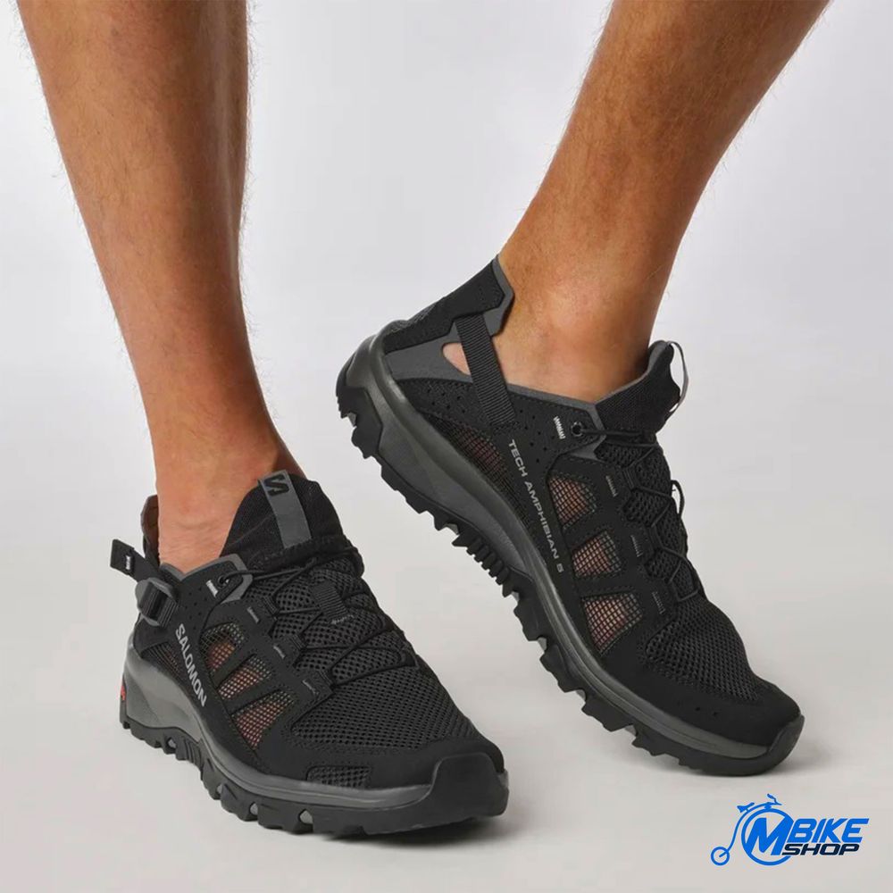 Salomon Muške patike TechAmphibian 5, Black/Magnet/Monument slika 7