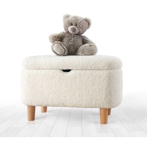 Moouv 3330 - White White Pouffe