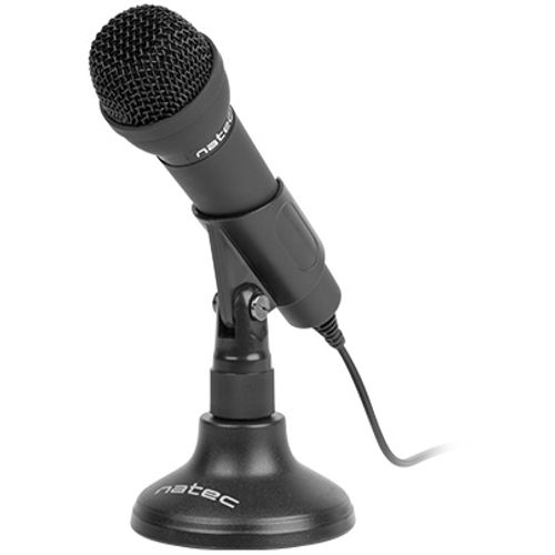 Natec NMI-0776 ADDER, Dynamic Microphone w/Stand, 3.5mm Connector, Black slika 7