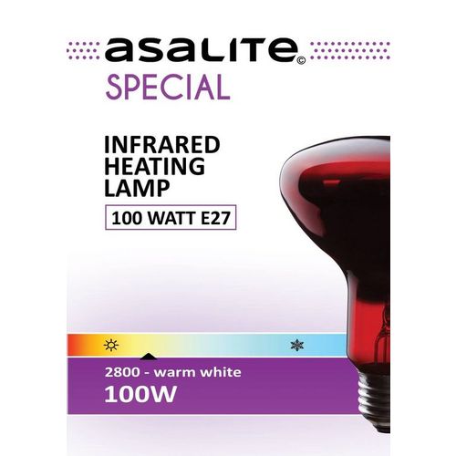 ASALITE IR grijalica E27 G95 100W 2800K slika 3