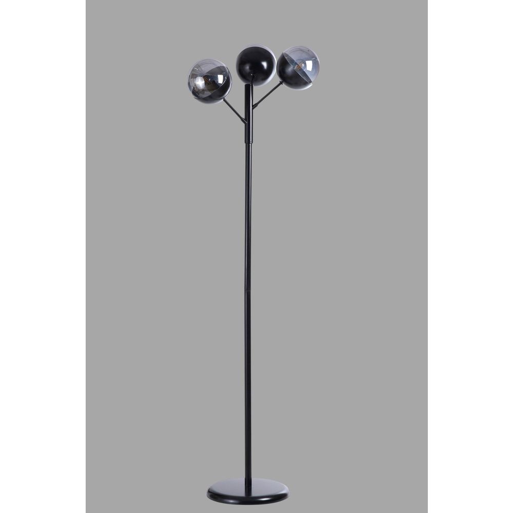 Opviq Podna lampa 302, siva, crna slika 3