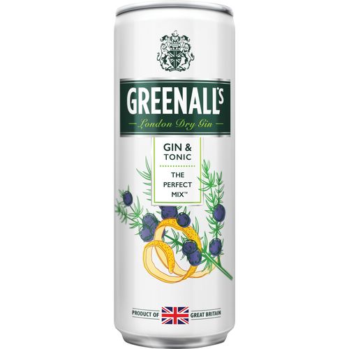 Greenall'S Gin & Tonic 5% vol.  0,25 L slika 1